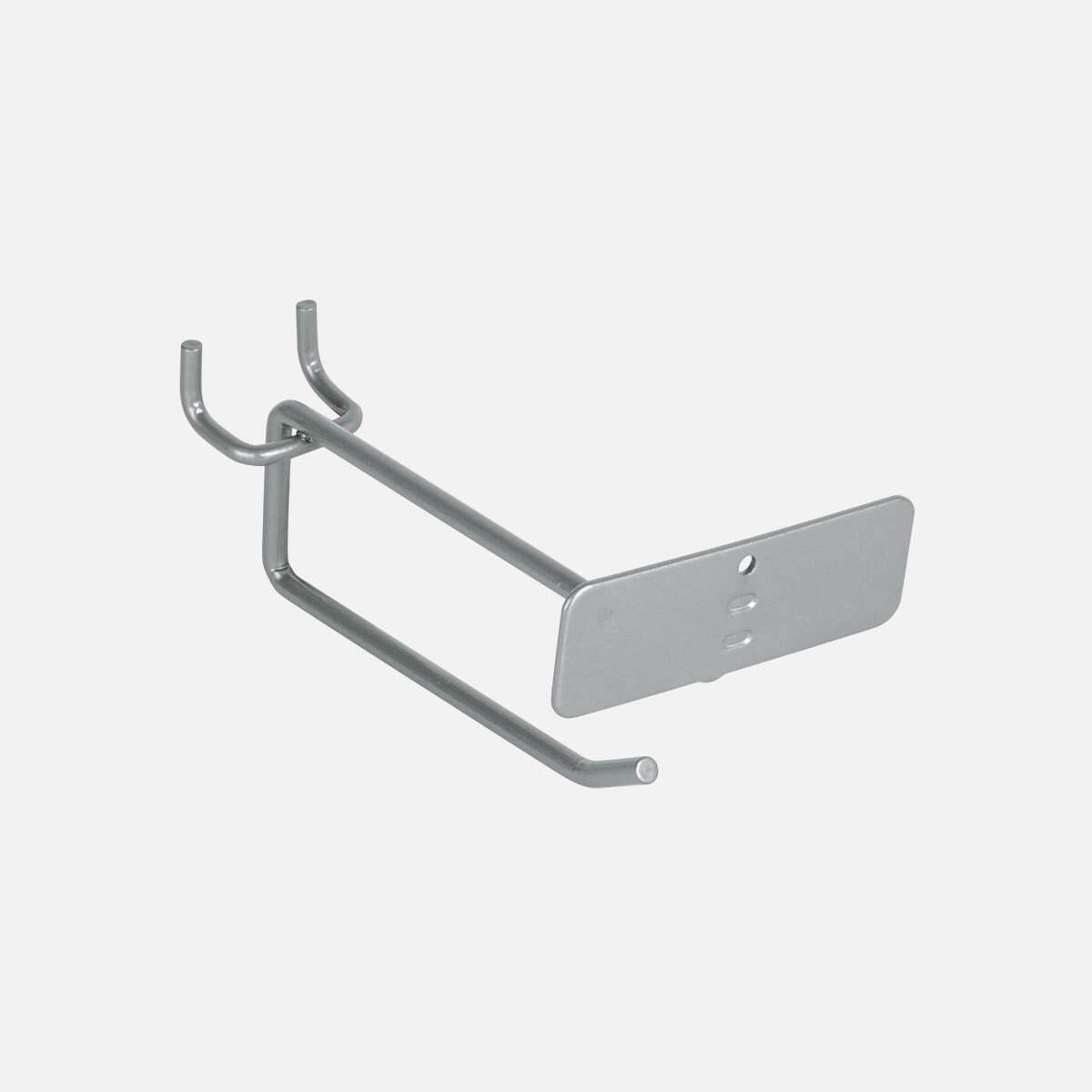 Gancho recto 4” con porta etiqueta