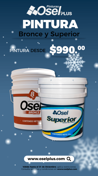 PINTURA BRONCE Y SUPERIOR OSEL