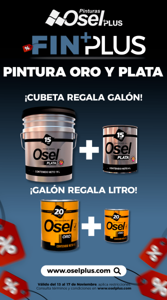 PINTURA ORO Y PLATA OSEL